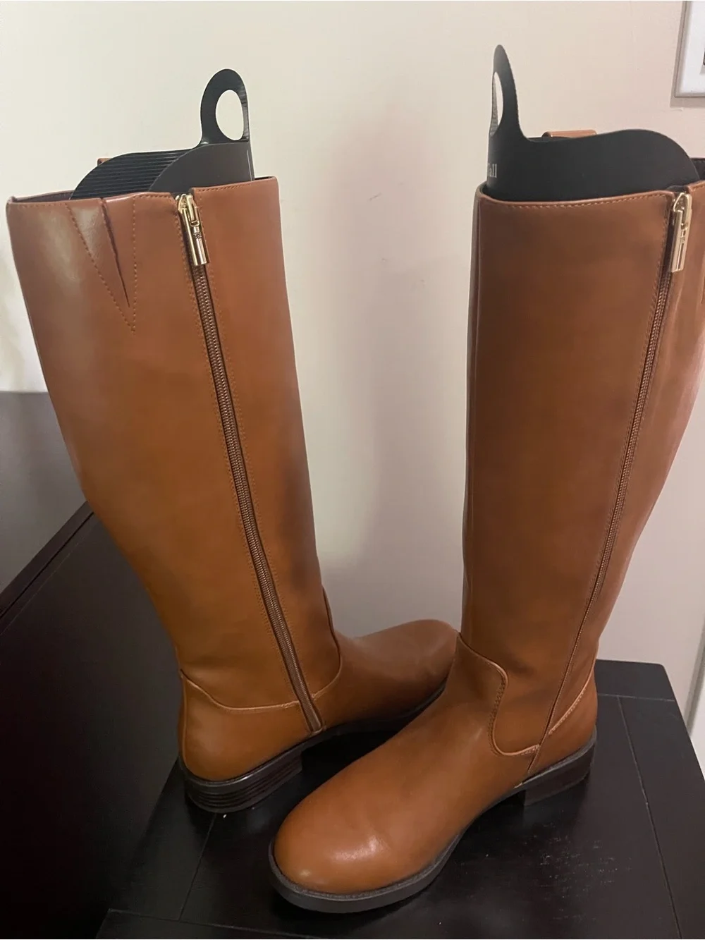 Tommy Hilfiger Classic Tall Brown Women's Riding Boots